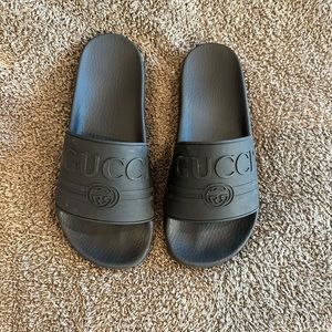 Black Gucci Slides